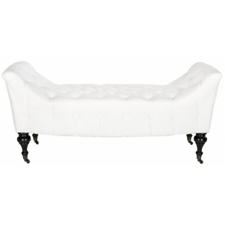 Safavieh Georgette Bench, White - 24.2 x 23.2 x 57.1 in. MCR4672A